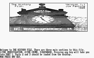 History File (The) atari screenshot